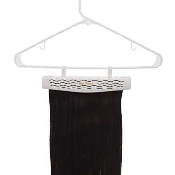 Hair Works 4-in-1 Hair Extension Style Caddy - Lightweight, Waterproof and Portable, This Hair Extension Holder Is Designed To Securely Hold Your Extensions While You Wash, Style, Pack and Store Them