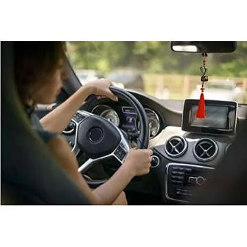 DMtse Chinese Lucky Feng Feng Shui Vintage Bell for Wealth and Safe, Success, Ward Off Evil, Protect Peace - Home Garden Car Interiors Hanging Charm Wind Chime Good Luck Blessing (Twin Fish)