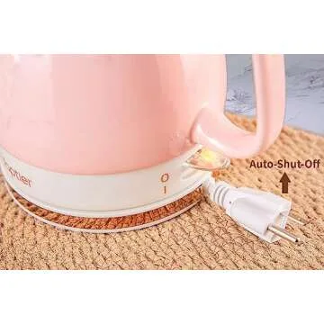 Toptier Ceramic Electric Tea Kettle for Quick Boiling Water