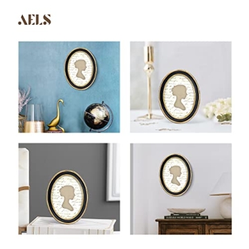 AELS 5x7 Vintage Picture Frame with Glass Front