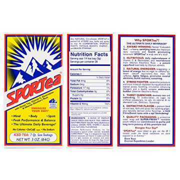 SPORTea Iced Natural Energy Drink | Refreshing & Hydrating