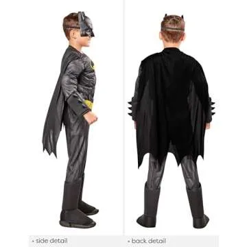 Rubie's Deluxe Batman Costume for Kids - All Sizes Available