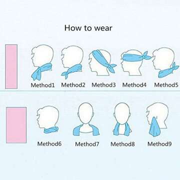 Cooling Towel [6 Pack] Microfiber Towel Fast Drying - Super Absorbent - Ultra Compact Cooling Towel Sports, Workout, Fitness, Gym, Yoga, Pilates, Travel, Camping & More