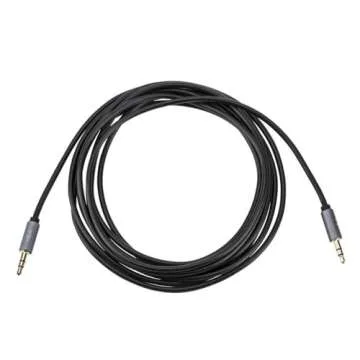 Sennheiser HD 280 Pro Circumaural Closed-Back Monitor Headphones with H&A Stereo Mini Male to Stereo Mini Male Auxilary Cable (Gold Series) 10'