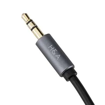 Sennheiser HD 280 Pro Circumaural Closed-Back Monitor Headphones with H&A Stereo Mini Male to Stereo Mini Male Auxilary Cable (Gold Series) 10'