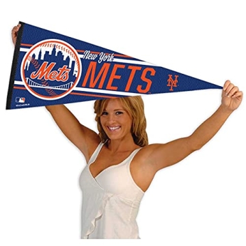 WinCraft New York Mets Large Pennant for Ultimate Fan Spirit