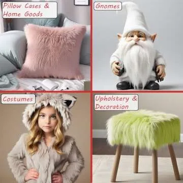 Luxurious Faux Fur Fabric for Crafts and Costumes