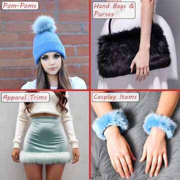 Luxurious Faux Fur Fabric for Crafts and Costumes