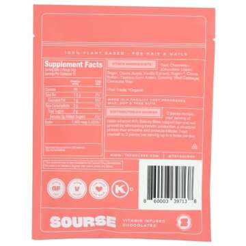 Sourse Dark Chocolate Beauty Bites, 30 CT