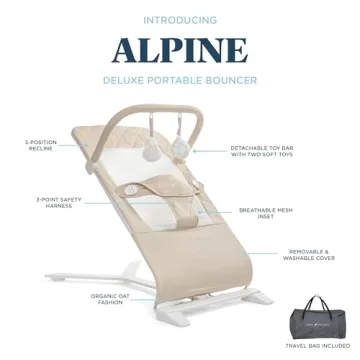 Baby Delight Alpine Deluxe Portable Bouncer for Infants