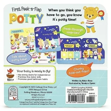 Potty Training Fun with Peek-A-Flap Book for Toddlers