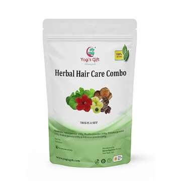 YOGI'S GIFT Herbal Hair Care Combo Pack for Growth