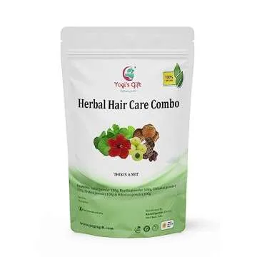 YOGI'S GIFT Herbal Hair Care Combo Pack for Growth