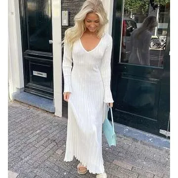 Stylish Bodycon Maxi Sweater Dress for Women 2023