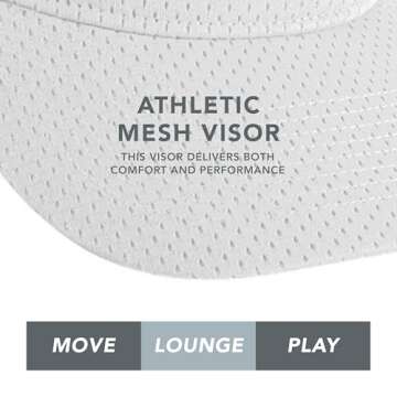 Augusta Women's Athletic Mesh Visor for Active Women