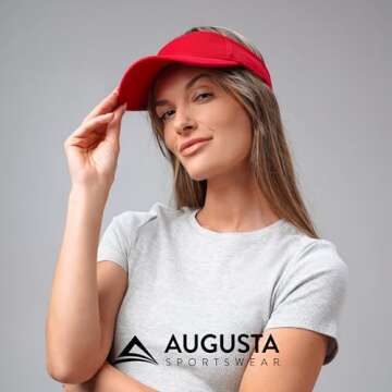 Augusta Women's Athletic Mesh Visor for Active Women