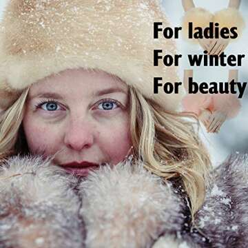 Fancylovesotio Women's Faux Fur Arm Warmers - Winter Wrist Cuffs