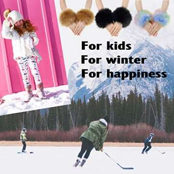 Stylish Faux Fur Arm Warmers for Women - Fancylovesotio