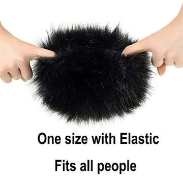 Stylish Faux Fur Arm Warmers for Women - Fancylovesotio