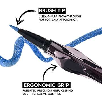 Urban Decay 24/7 Inks Liquid Eyeliner Pen – Water-Resistant, Smudge-Proof – Up to 24HR Wear – Ergonomic Grip – Vegan & Cruelty Free – Freak (Matte Lime Green, Felt Tip)