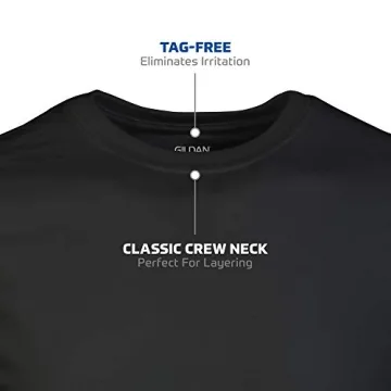 Gildan Men's Crew T-Shirts 5-Pack in Large Sizes