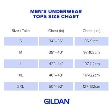 Gildan Men's Crew T-Shirts 5-Pack in Large Sizes