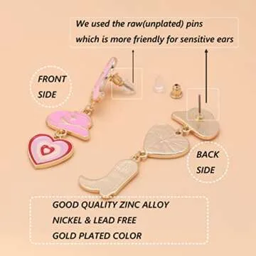 Cowboy Cowgirl Boot Hat Earrings Cute Western Earrings Gifts Women Dangle Drop Enamel Earrings Cosas Vaqueras Para Mujer