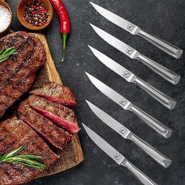 imarku 20-Piece Kitchen Knife Set with High Carbon Steel