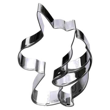 Sweet Cookie Crumbs Unicorn Head Cookie Cutter - Stainless Steel