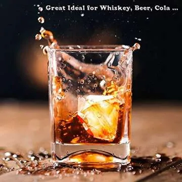 Oreamnos Diamond Ice Cube Mold Trays - Silicone Ice Maker