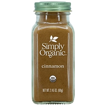 Simply Organic Ground Cinnamon - Rich, Aromatic & Eco-Friendly 2.45 oz