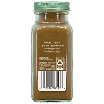 Simply Organic Ground Cinnamon Certified Organic 2.45 oz