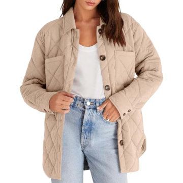 Danedvi Women’s Lightweight Quilted Jacket for Fall Fashion
