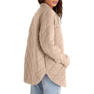 Danedvi Women’s Lightweight Quilted Jacket for Fall Fashion