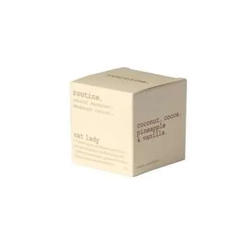 Routine Natural Deodorant Cat Lady (Vegan: No Beeswax) Deo Jar | 2 Fluid Oz. Natural Deodorant | Aluminum Free Natural Deodorant For Women & Men (Cream Jar Formula)