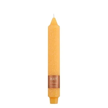 Root Candles Unscented 9-Inch Beeswax Blend Candles