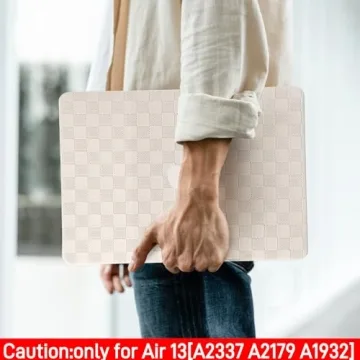 BYCeKe Stylish Checkered Hard Shell Case for MacBook Air