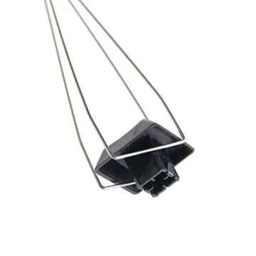 SING F LTD 2 Pcs Computer Steel Wire Mechanical Keyboard Key Replace Puller Black Stainless Steel Keycaps Removal Tool