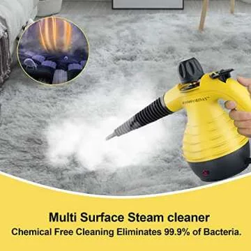 Multi-Purpose Handheld Steam Cleaner with 9-Piece Kit