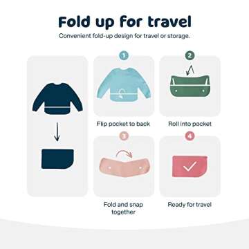 Tiny Twinkle Waterproof Smock Bib for Babies 6-24 Mo