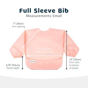 Tiny Twinkle Waterproof Smock Bib for Babies 6-24 Mo