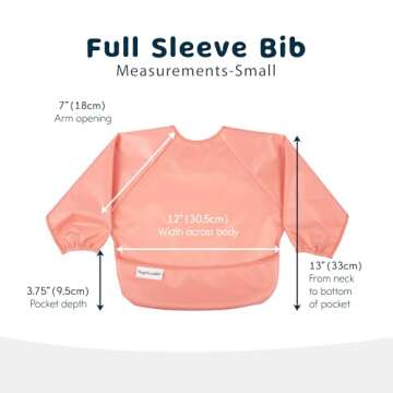 Tiny Twinkle Waterproof Smock Bib for Babies 6-24 Mo