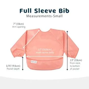 Tiny Twinkle Waterproof Smock Bib for Babies 6-24 Mo