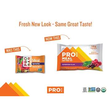 PROBAR - Meal Bar, Superfood Slam, Non-GMO, Gluten-Free, Healthy, Plant-Based Whole Food Ingredients, Natural Energy (9 Count)