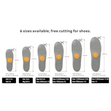 Airtag Holder Insoles for Kids and Old People, Airtag Case to Track Your Steps and Shoes (210mm)