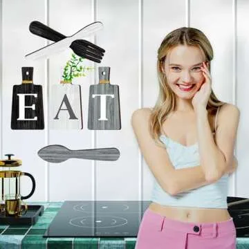 Vintage 6 Piece Kitchen Decor Set for Rustic Charm