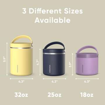 Hydrapeak 32oz Stainless Steel Vacuum Insulated Thermos Food Jar | Thermos for Hot Food and Cold Food, Wide Mouth Leak-Proof Soup Thermos for Adults, 10 Hours Hot and 16 Hours Cold(Cream Leopard)