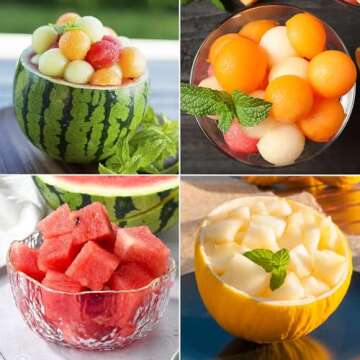 JAYVAR Watermelon Slicer Cutter with Melon Baller Set