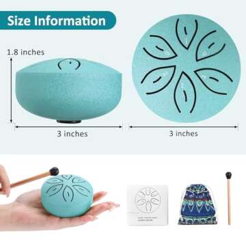 Mini Steel Tongue Rain Drum: Fun for All Ages!