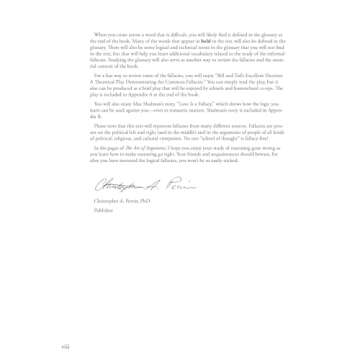 Art of Argument: An Introduction to the Informal Fallacies **Revised Edition**